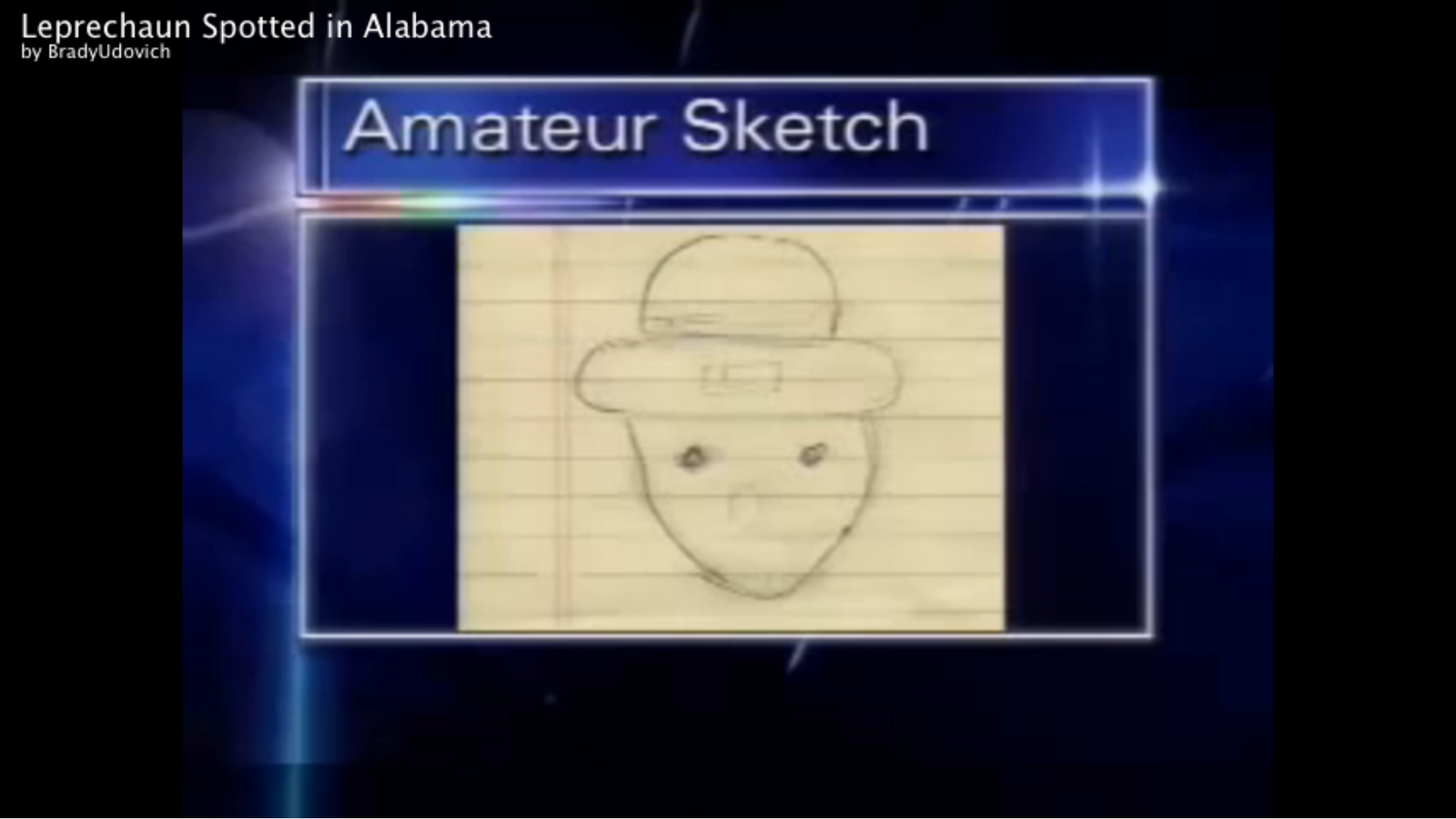 1600x900 Cocain Habit Engage. Leprechaun Amatuer Sketch - Amatuer Sketch