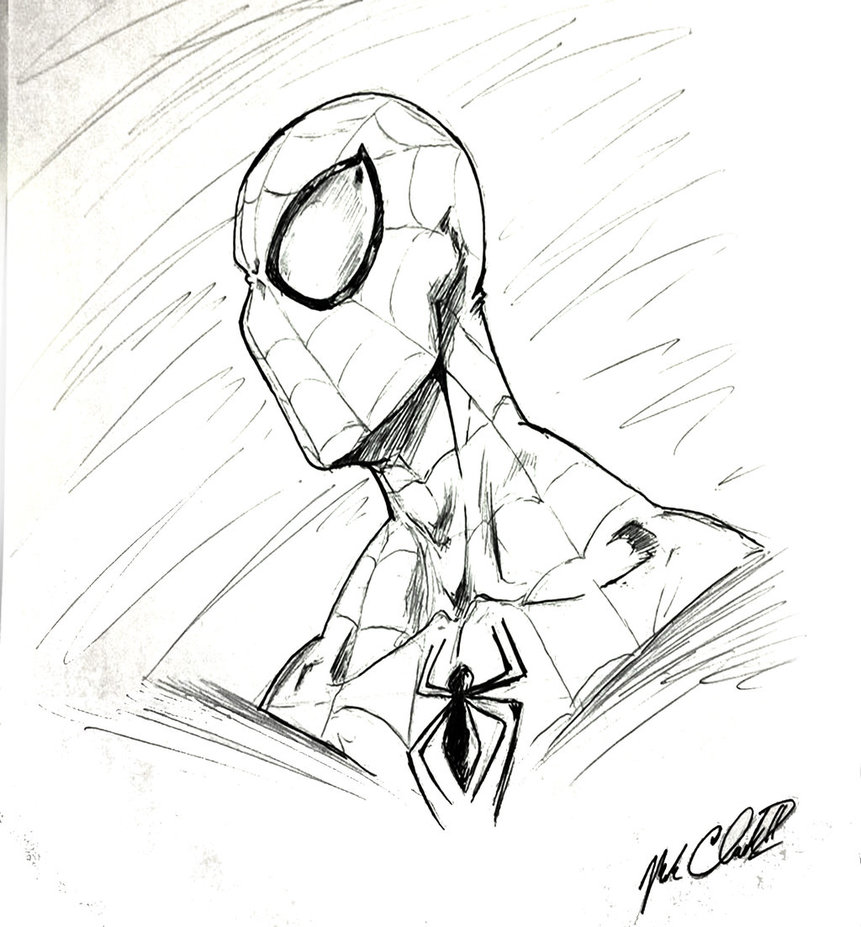 Amazing Spider Man Sketch at PaintingValley.com | Explore collection of ...