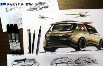 360x233 Ambulance Drawing Interior Design Devtard - Ambulance Sketch