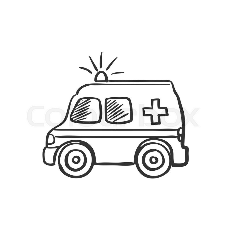 Ambulance Sketch at PaintingValley.com | Explore collection of ...