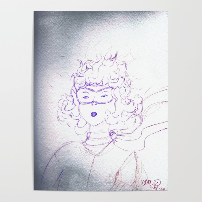 700x700 Determination Of A Young Amelia Earhart,colored Pencil Sketch - Amelia Earhart Sketch