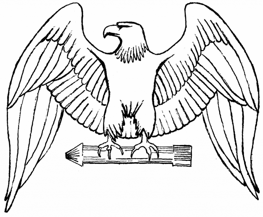 1024x845 How To Draw An Eagle Easy Easy Eagle Drawing American Eagle Draw - American Eagle Sketch