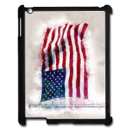 190x190 Glojans American Flag Sketch Ipad 23 Case - American Flag Sketch