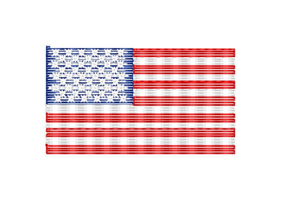 570x430 Sketch American Flag Embroidery Design Etsy - American Flag Sketch