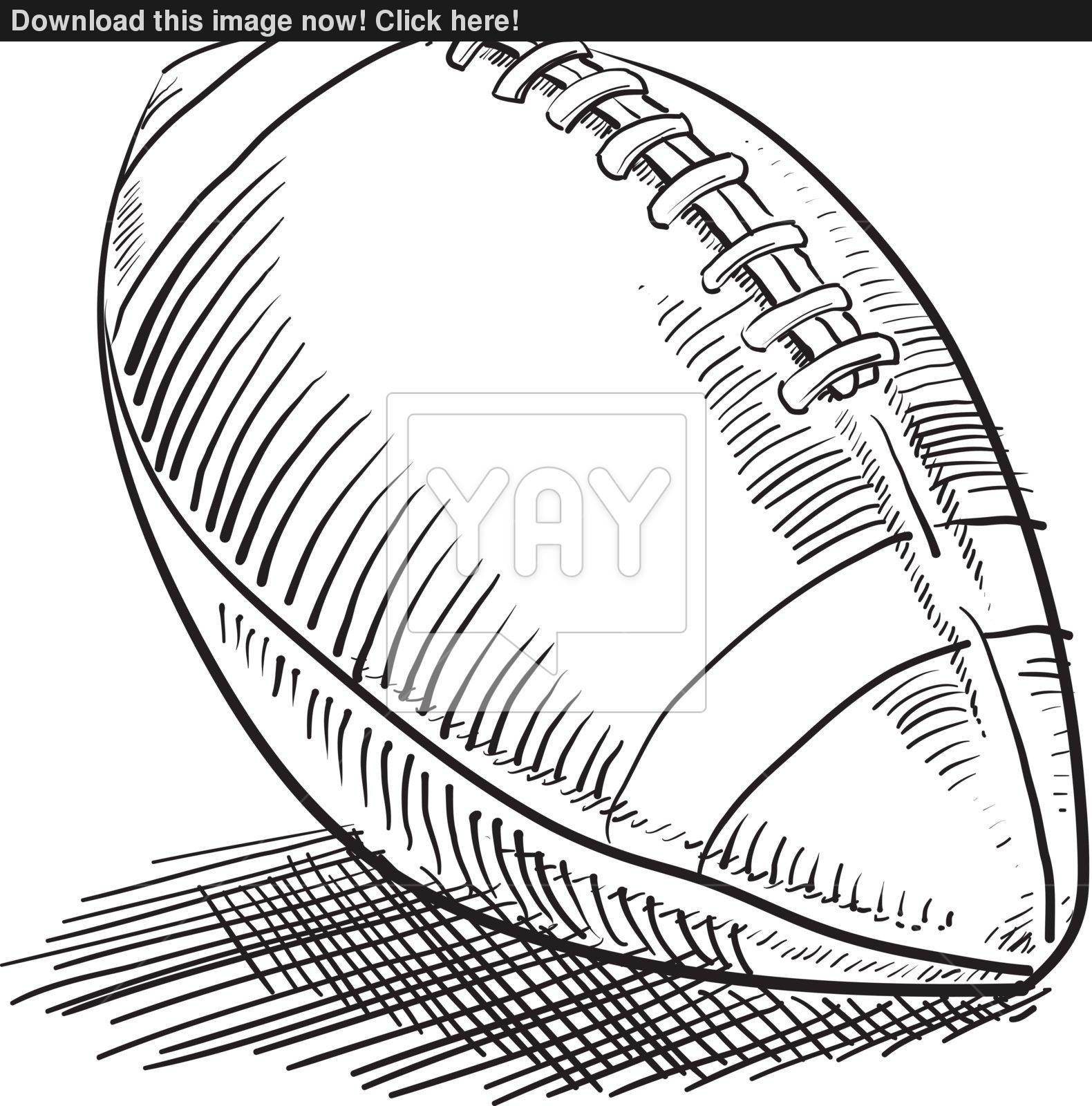 1580x1600 American Football Sketch Vector - American Football Sketch