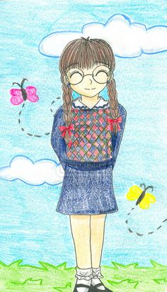 American Girl Doll Sketch