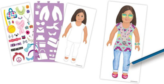550x281 American Girl Doll Fashion Design Sketch Portfolio 787909241207 - American Girl Doll Sketch