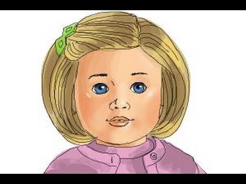 480x360 How To Draw Kit, Doll From American Girl - American Girl Doll Sketch