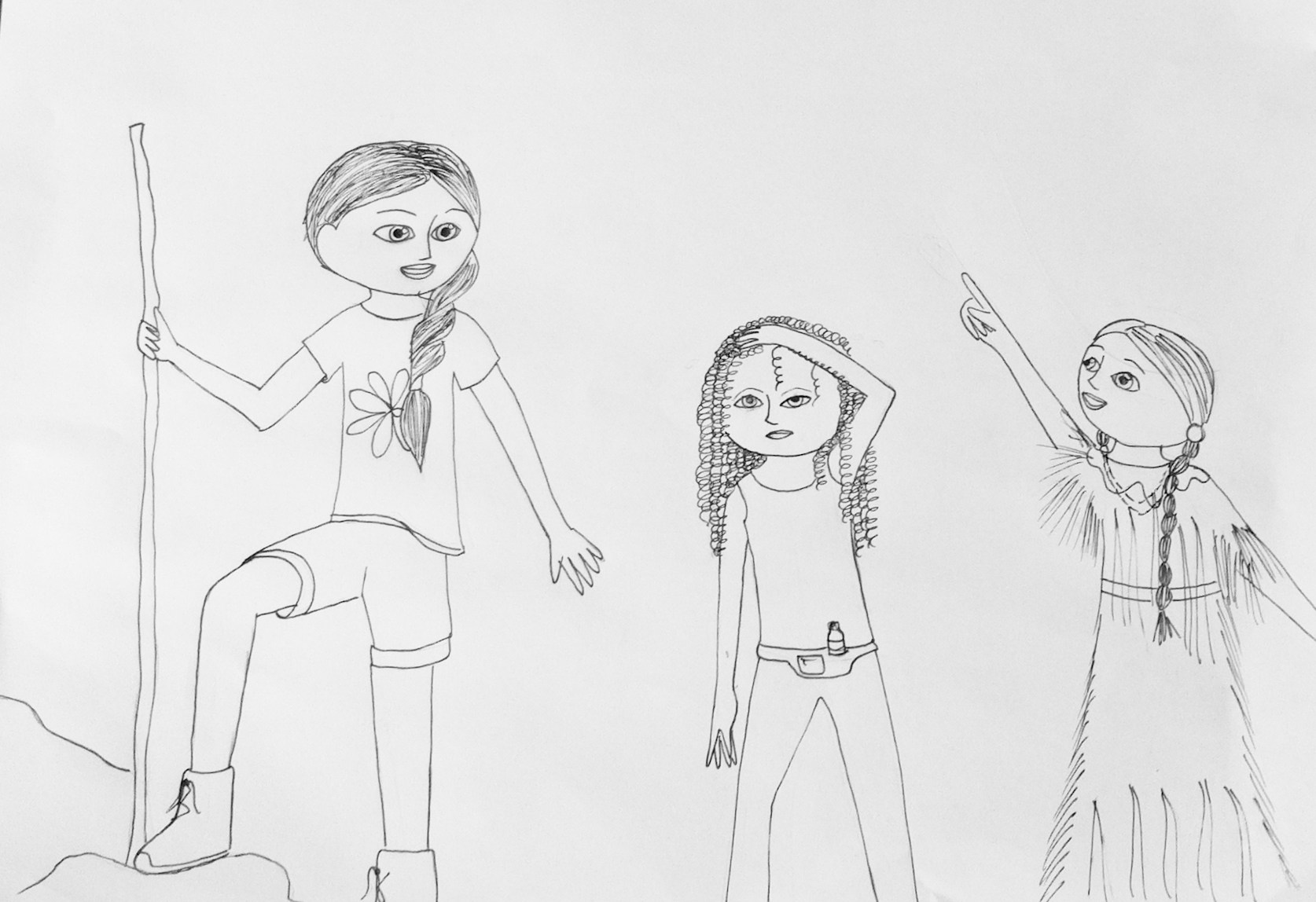 1674x1148 More American Girl Coloring Pages Small Dolls In A Big World - American Girl Doll Sketch