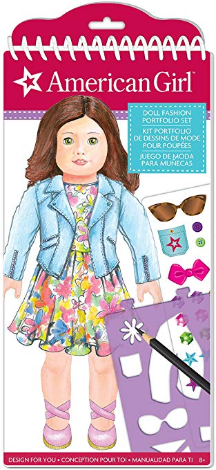 313x679 American Girl Doll Fashion Design Portfolio Set Toys - American Girl Doll Sketch