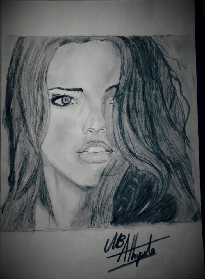 705x960 American Girl Sketch Art Muditha Art Girl Sketch - American Girl Sketch