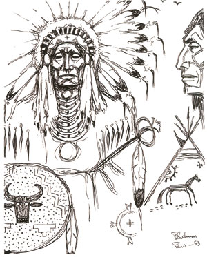 300x373 Frithjof Schuon Archive - American Indian Sketches