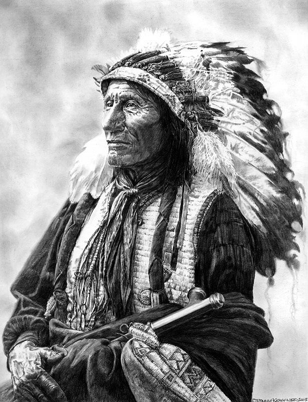 614x800 Gallery Pencil Drawings Native American, - American Indian Sketches