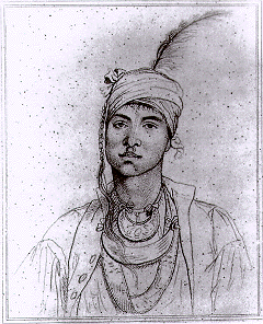 240x296 Indian Sketches By John Trumbull - American Indian Sketches