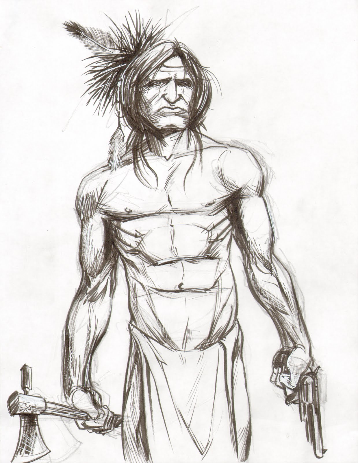1239x1600 Sketches Of Native American Indian Sketches Native American - American Indian Sketches