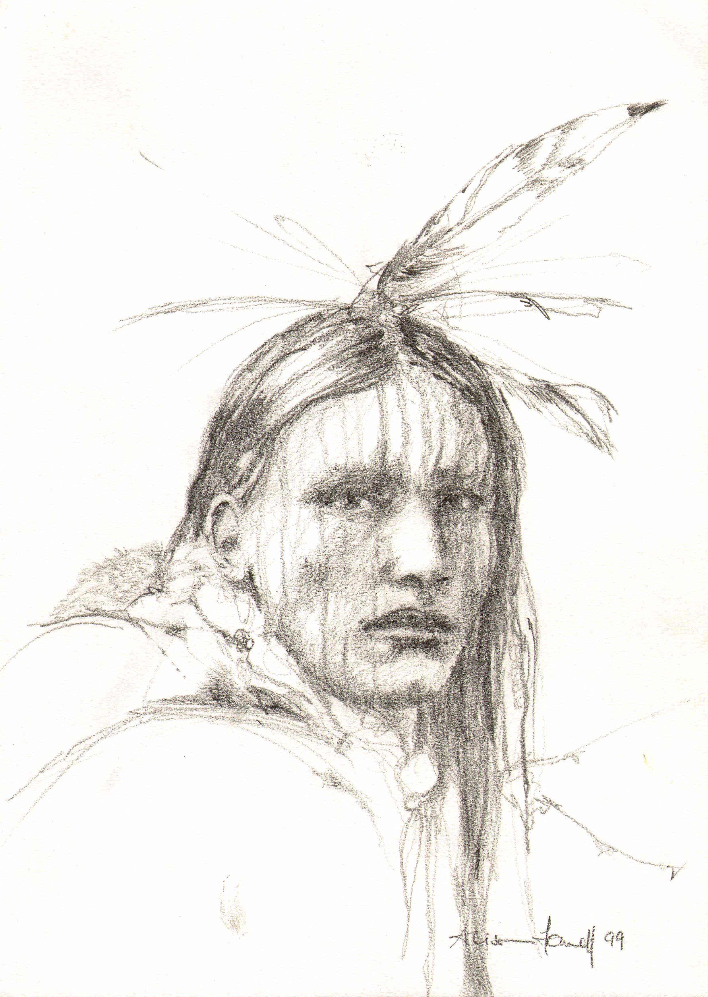 2466x3473 Native American Sketches Completely - American Sketches