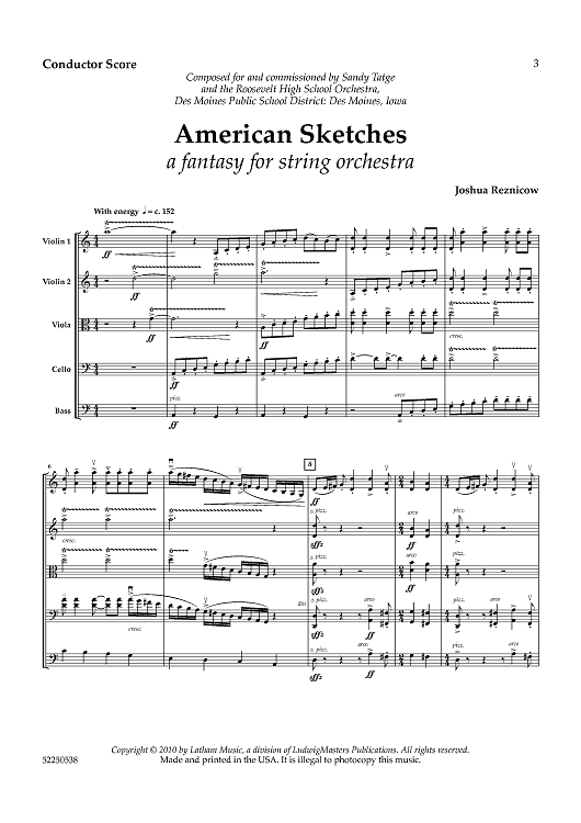 530x750 American Sketches A Fantasy For String Orchestra - American Sketches