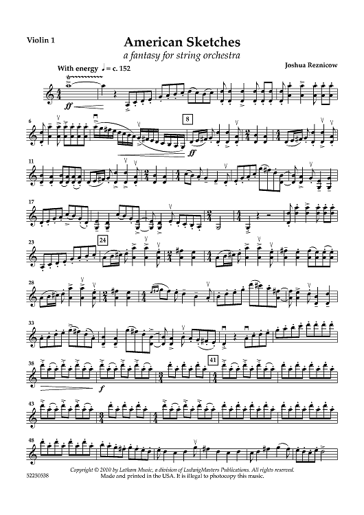 530x750 American Sketches A Fantasy For String Orchestra - American Sketches