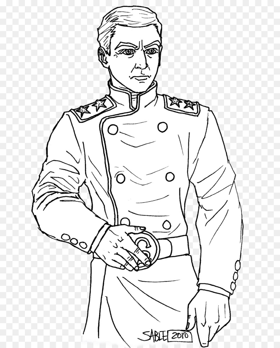900x1120 Soldier Drawing Military Uniform Line Art Sketch - American Soldier Sketch