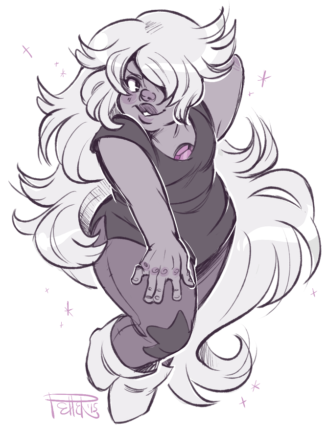 668x876 Amethyst Sketch Weasyl - Amethyst Sketch