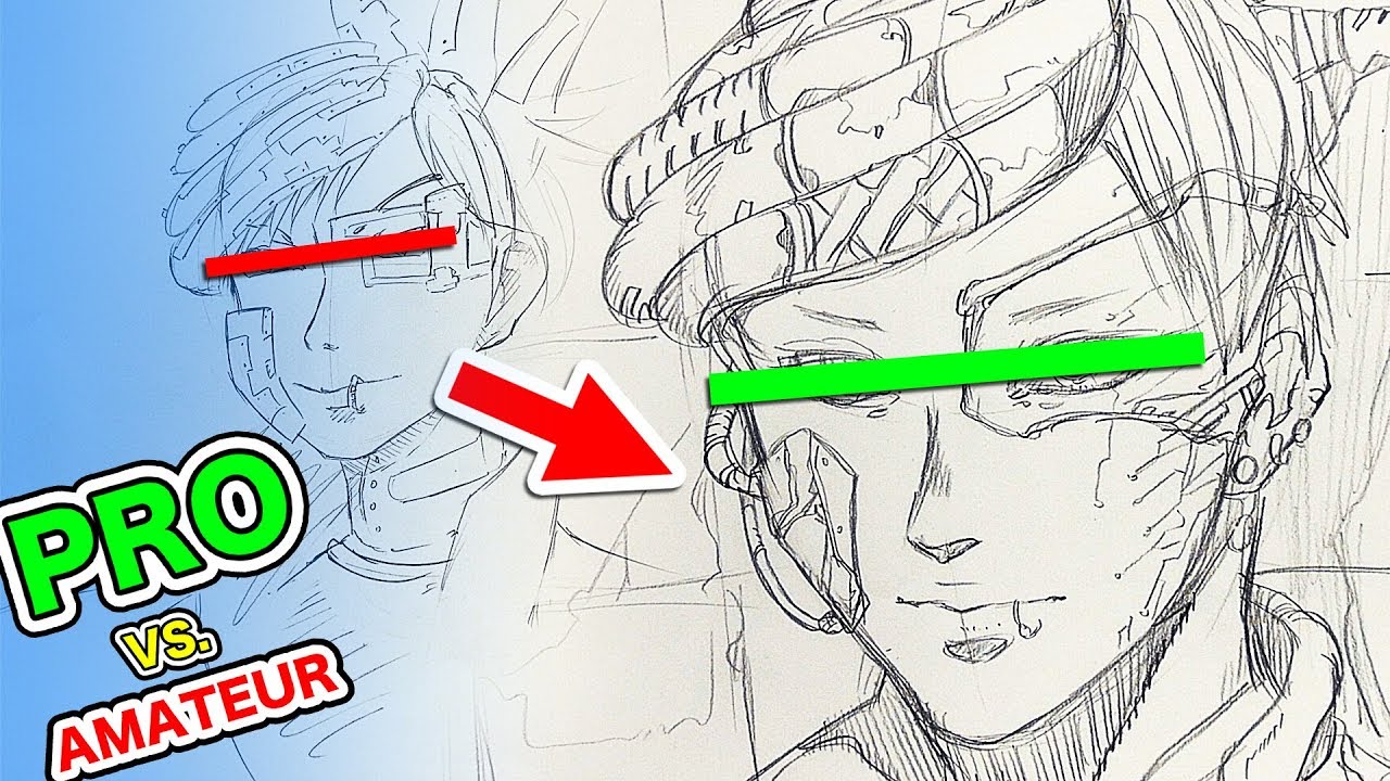 1280x720 Japanese Pro Vs. Design - Ameture Sketch