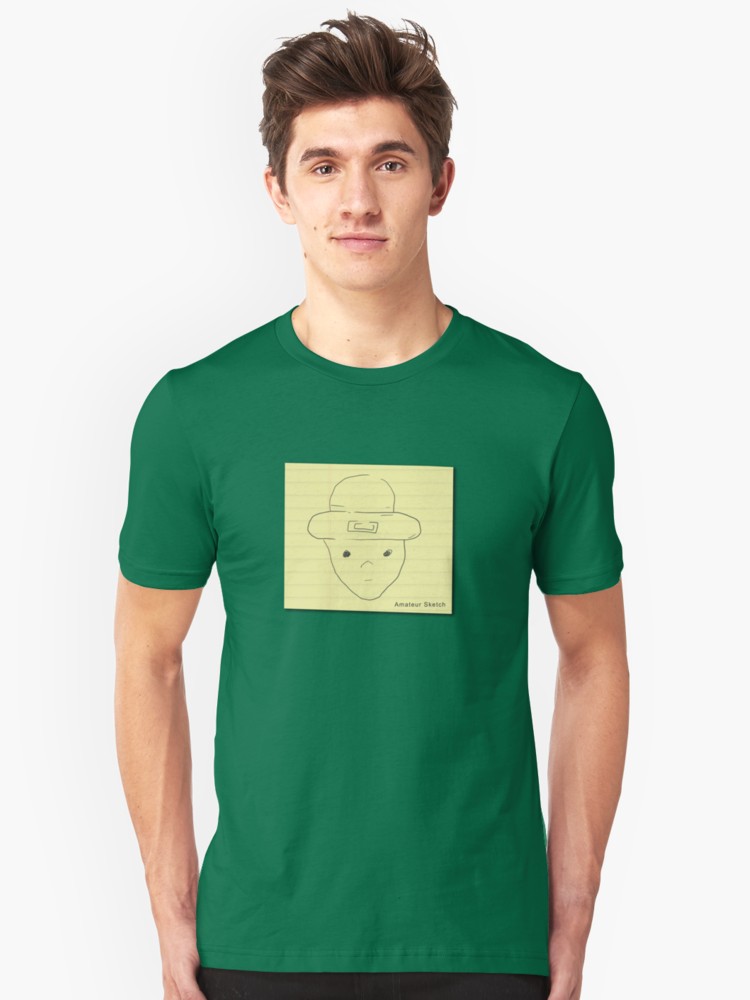750x1000 My Unoriginal Leprechaun Amateur Sketch Shirt Unisex T Shirt By - Ameture Sketch