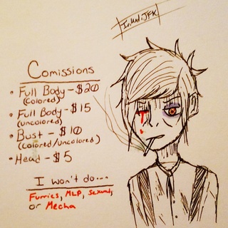 320x320 Taking Commissions While I Have Time On Christmas Break. - Ameture Sketch