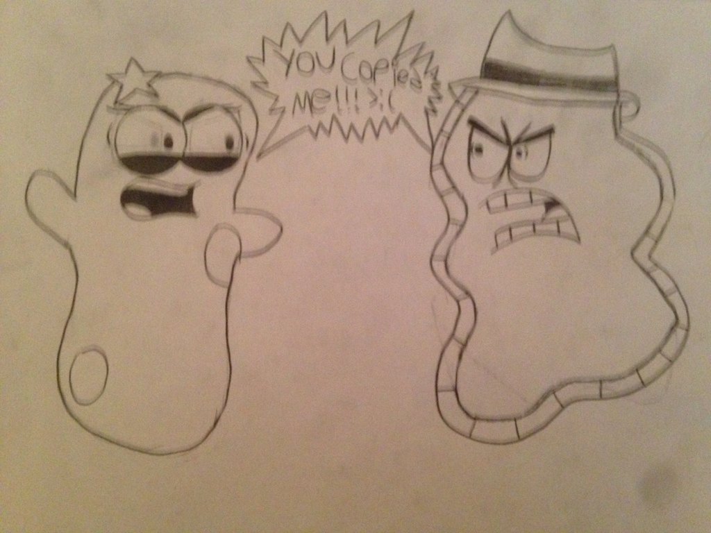 1024x768 Amoeba Vs Amoeba By Theblueblur09 - Amoeba Sketch