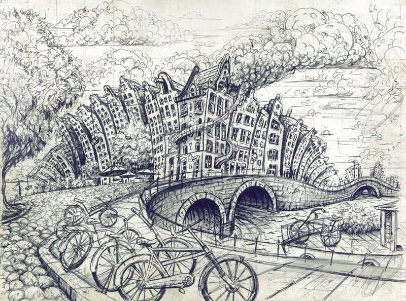 800x594 Amsterdam Sketch - Amsterdam Sketch