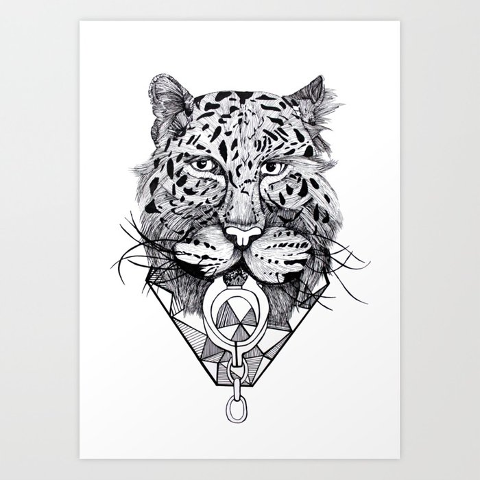 700x700 Amur Leopard Art Print By Maryaskander Society6 - Amur Leopard Sketch