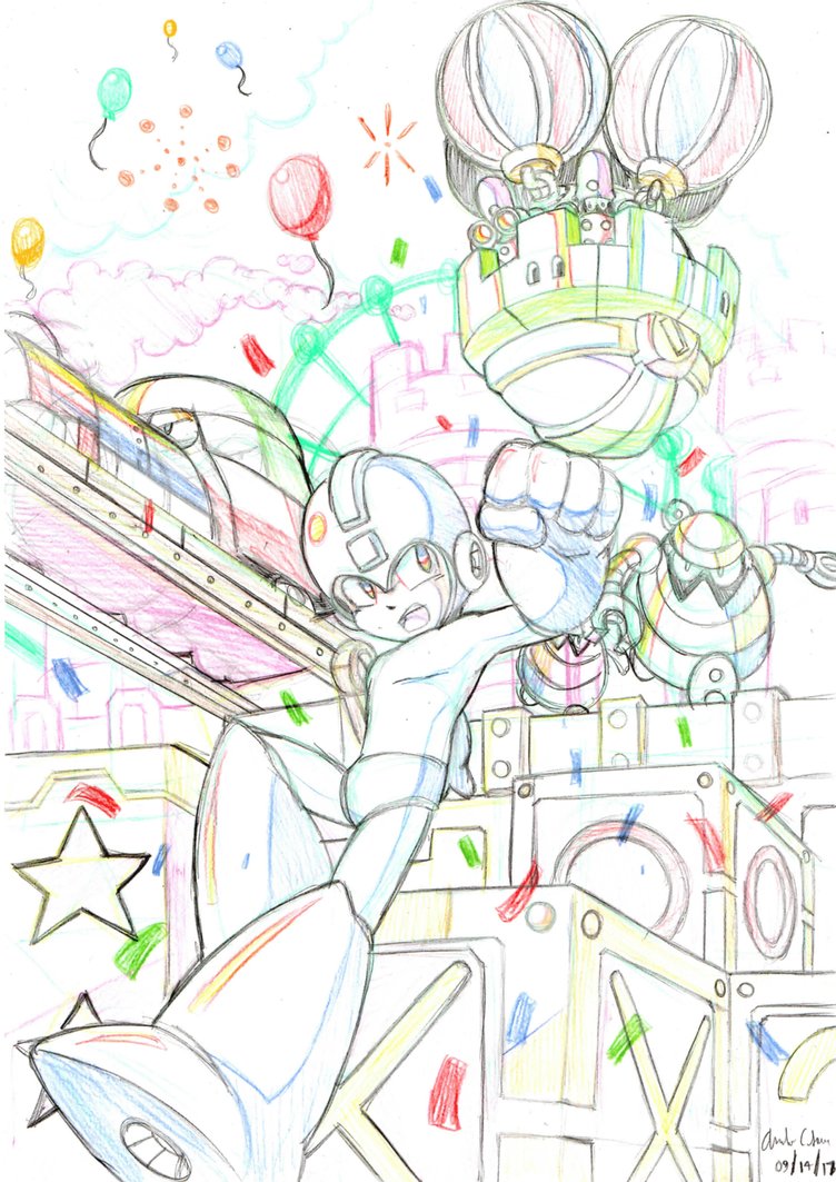 752x1063 Robot Amusement Park (Sketch) By Innovator123 - Amusement Park Sketch