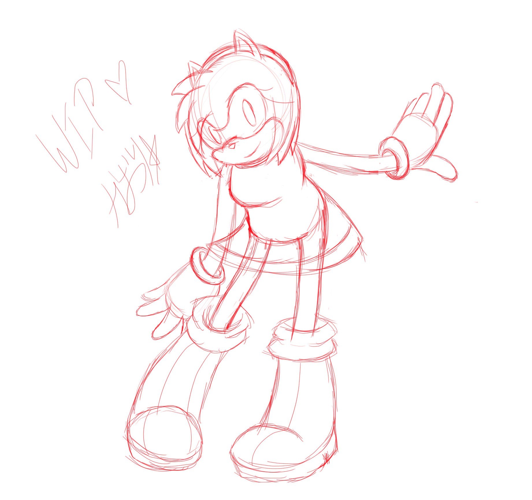 1841x1728 Kaori - Amy Rose Sketch