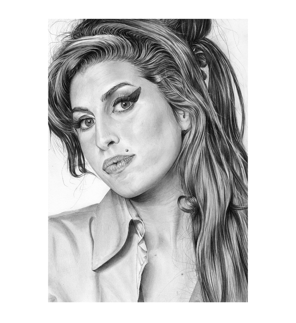 Amy Winehouse Sketch at PaintingValley.com | Explore collection of Amy ...