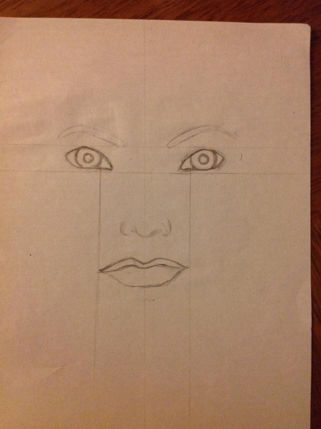 640x857 How To Draw A Face With A Smile - An Sketch