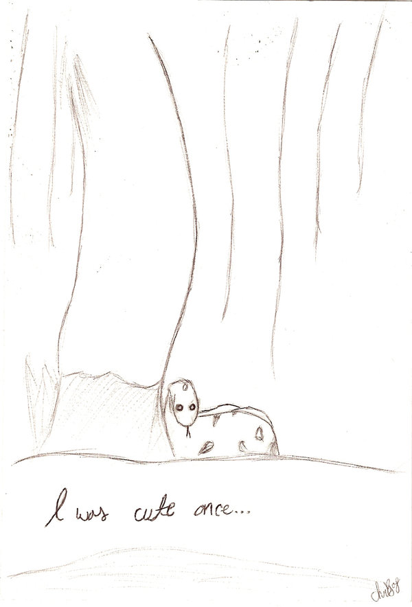 600x884 Anaconda Sketch By Mobsterkitty - Anaconda Sketch