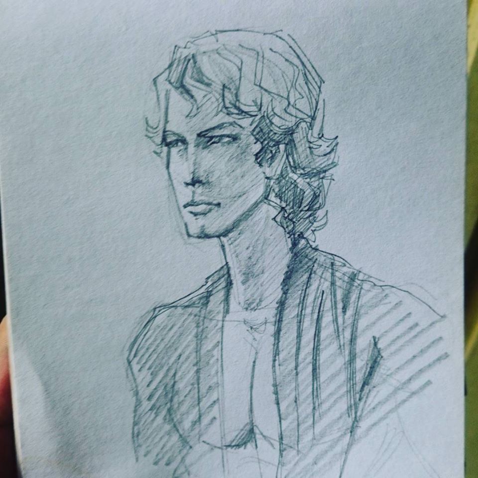 960x960 Anakin Skywalker Sketch - Anakin Skywalker Sketch