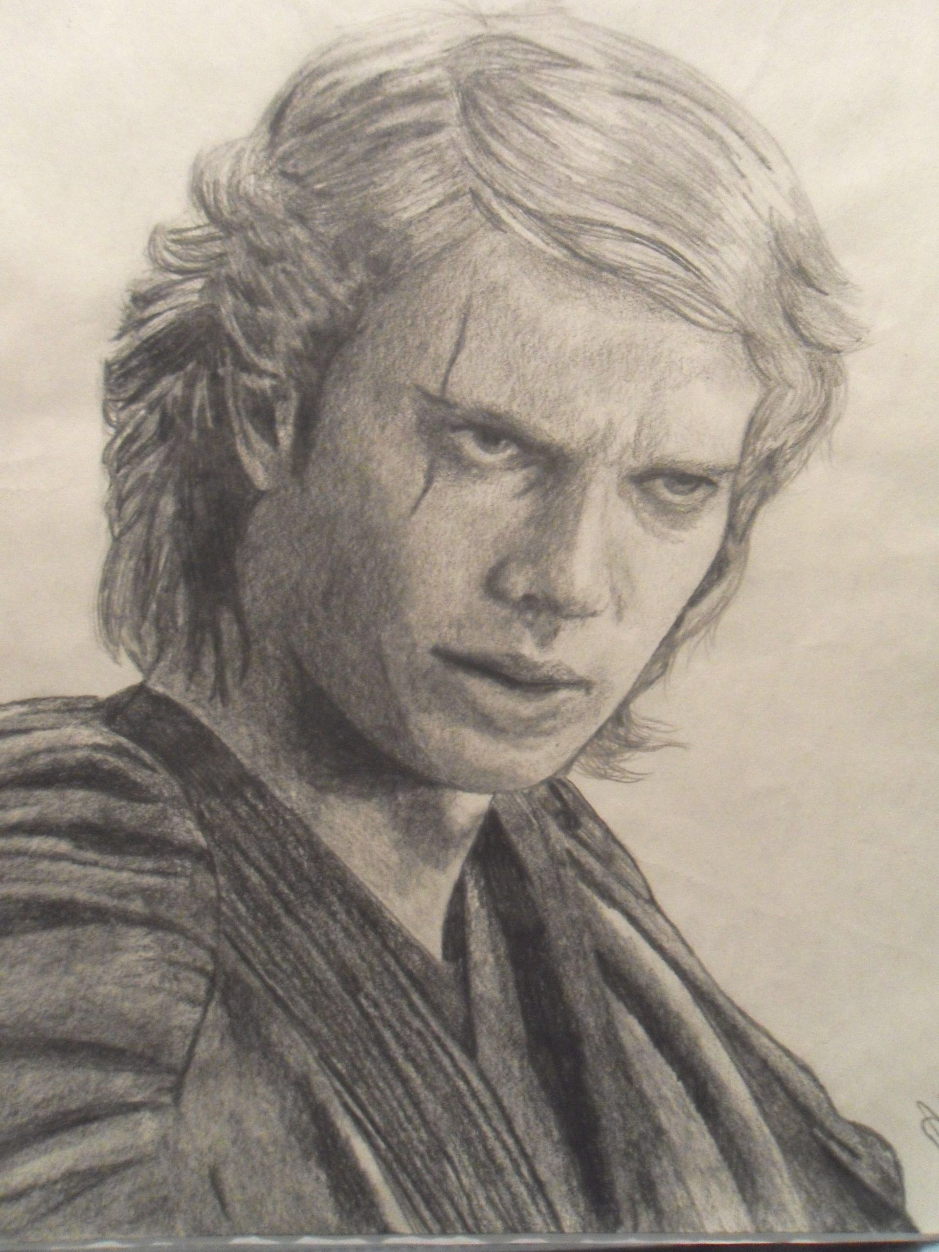 1920x2560 Sketch Of Anakin Skywalkerhayden Christensen. Star Wars - Anakin Skywalker Sketch