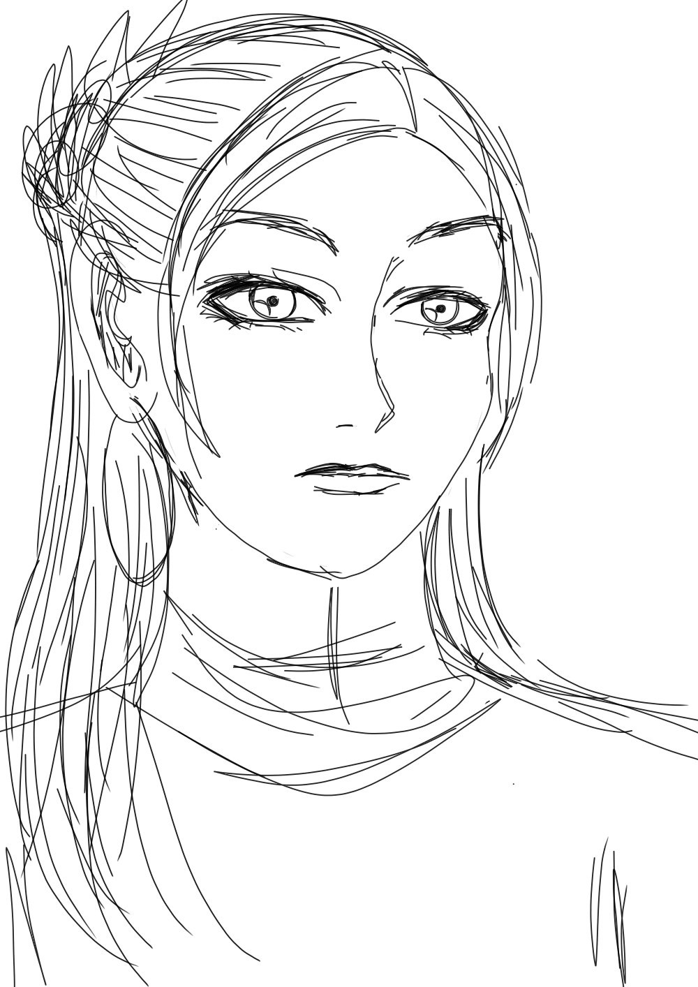 1000x1414 Anastasia Sen`kina - Anastasia Sketch