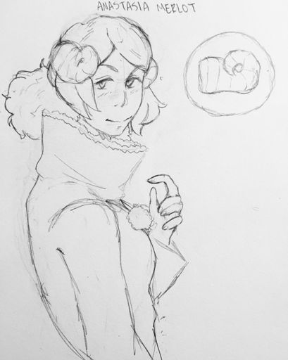 409x512 Anastasia Sketch Rwby Amino - Anastasia Sketch