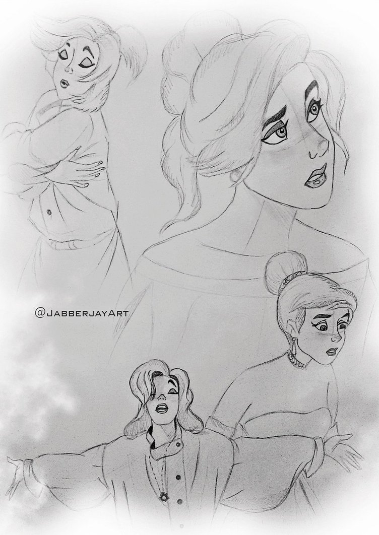 752x1062 Anastasia Sketch By Jabberjayart - Anastasia Sketch