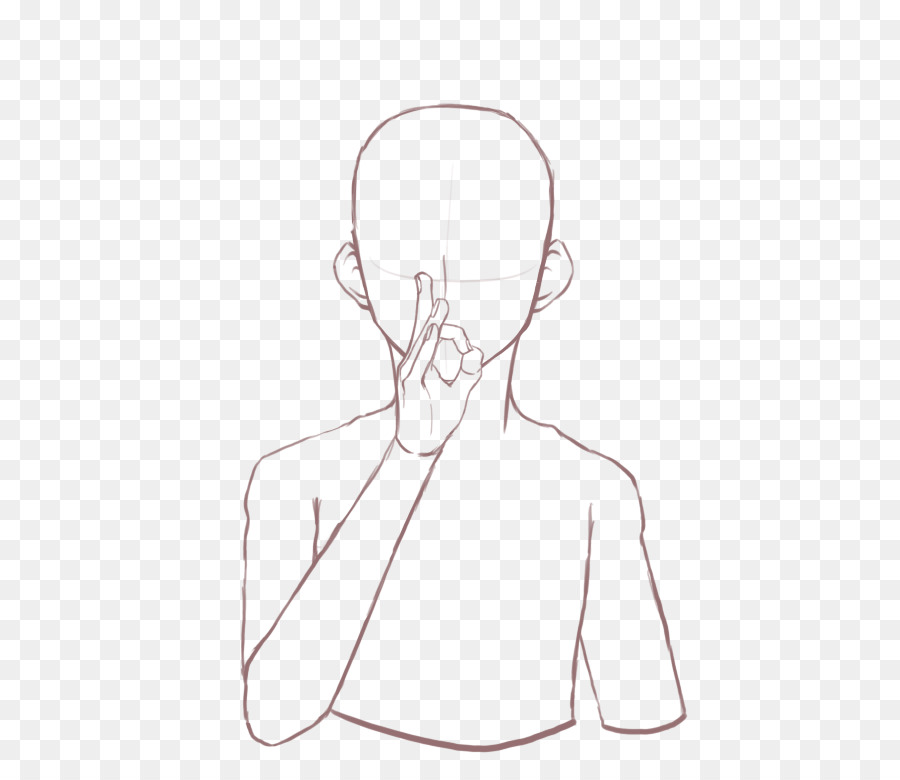 900x780 Ear Drawing Sketch - Anatomical Position Sketch