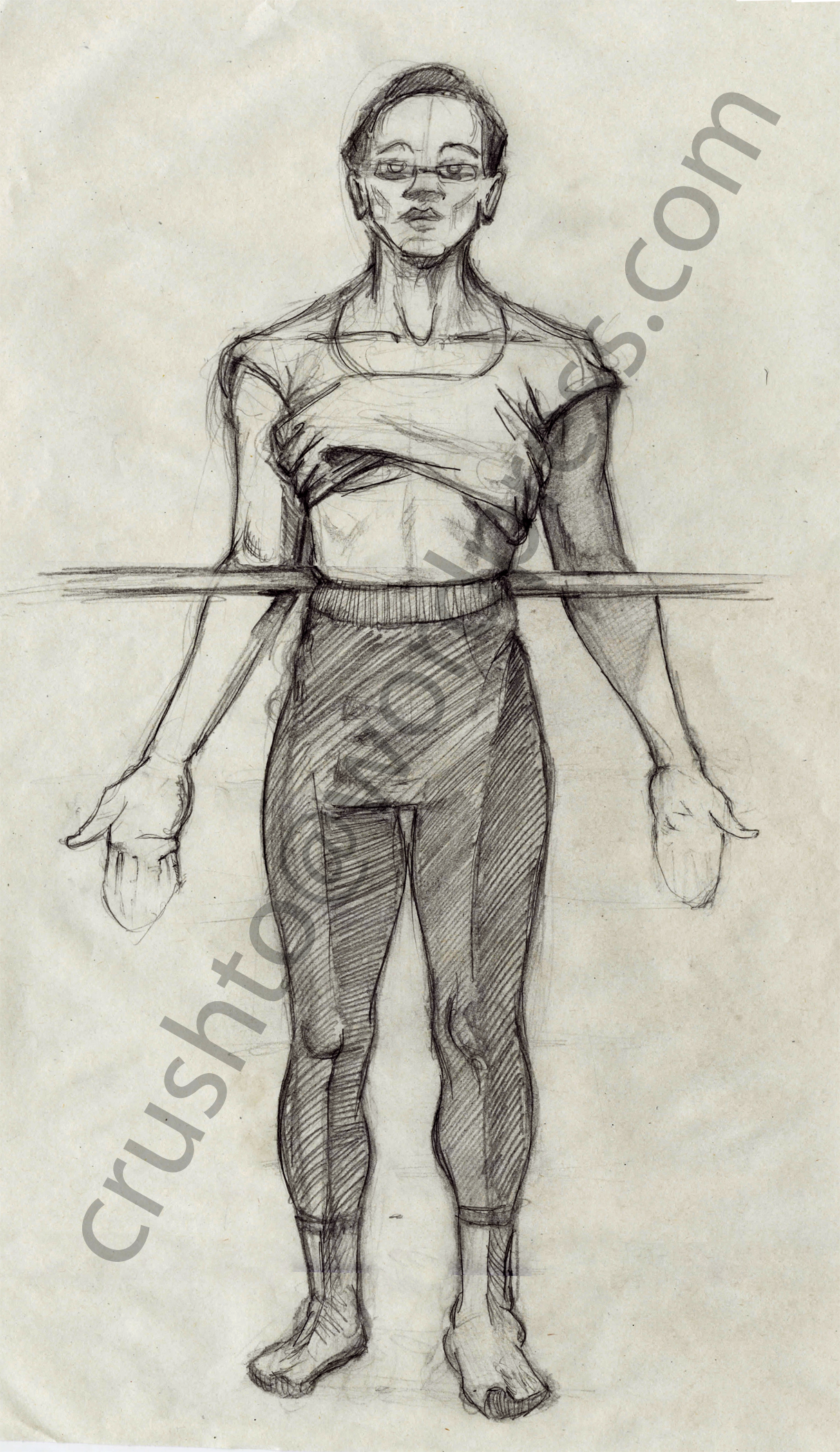1216x2100 Anatomical Position Cranial Crush - Anatomical Position Sketch