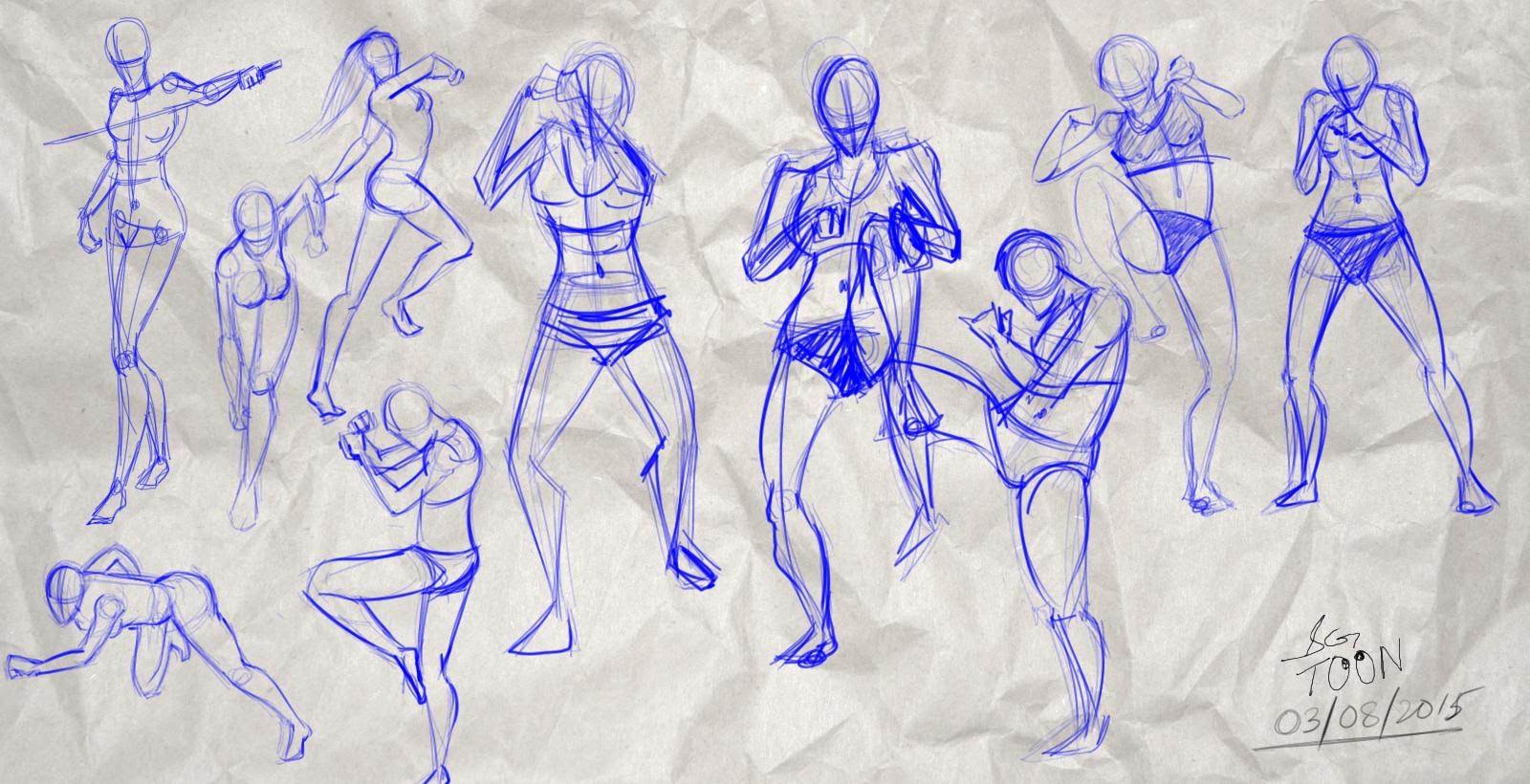 1600x820 Action Anatomy Sketches With Different Background Images And - Anatomy Sketch Practice