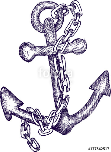 368x500 Anchor, Sketch Stock Photo And Royalty Free Images On - Anchor Sketch