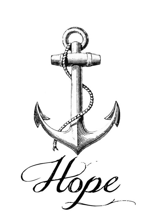 500x693 Anchor Tattoo - Anchor Tattoo Sketch