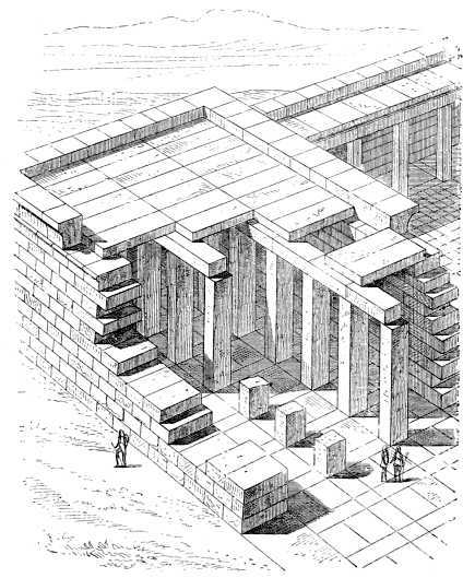 424x529 Ancient Egyptian Architecture - Ancient Egypt Sketches