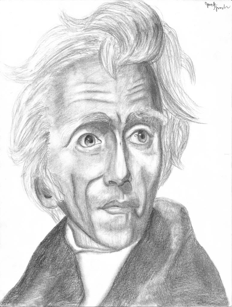 Andrew Jackson Sketch at PaintingValley.com | Explore collection of ...