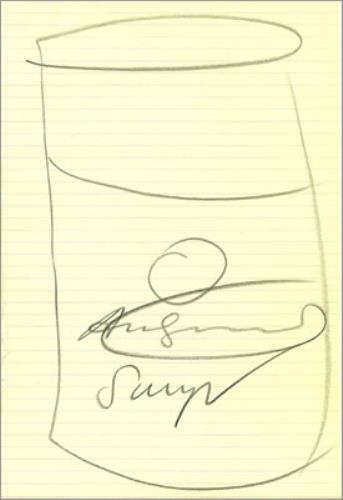 343x500 Andy Warhol Original Sketch Uk Memorabilia (360684) Memorabillia - Andy Warhol Sketches
