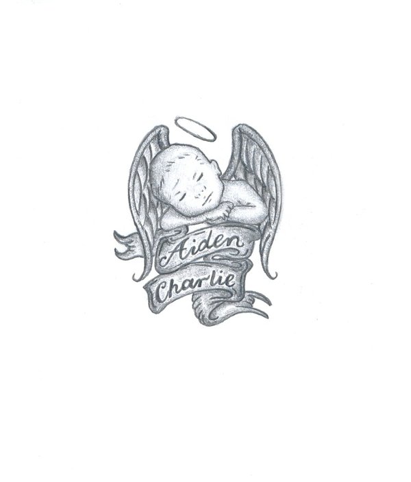 Orasnap: Easy Cute Baby Angel Drawing