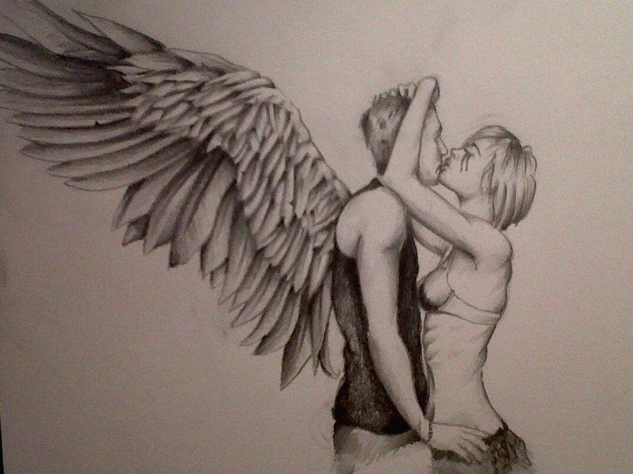 900x675 Fascinating Angel Drawing Astounding - Angel Drawing Sketch